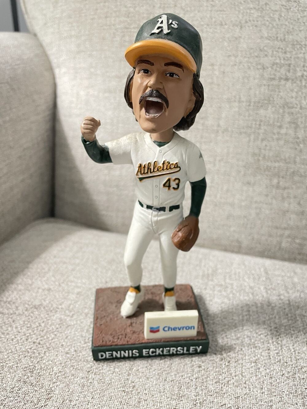 Dennis Eckersley Oakland Athletics HOF Chevron SGA Bobblehead #43